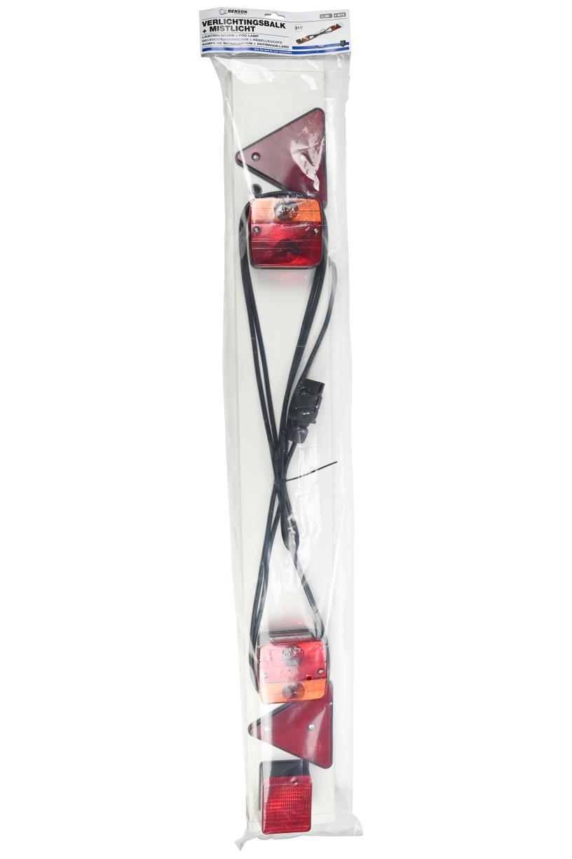 Lighting board 1,2 m / 4 m including fog lamp E11