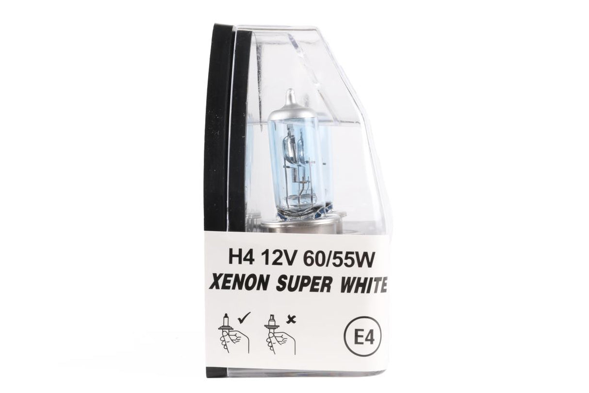 Autolampe h4 12V 60-55W Xenon super white 2-tlg E4