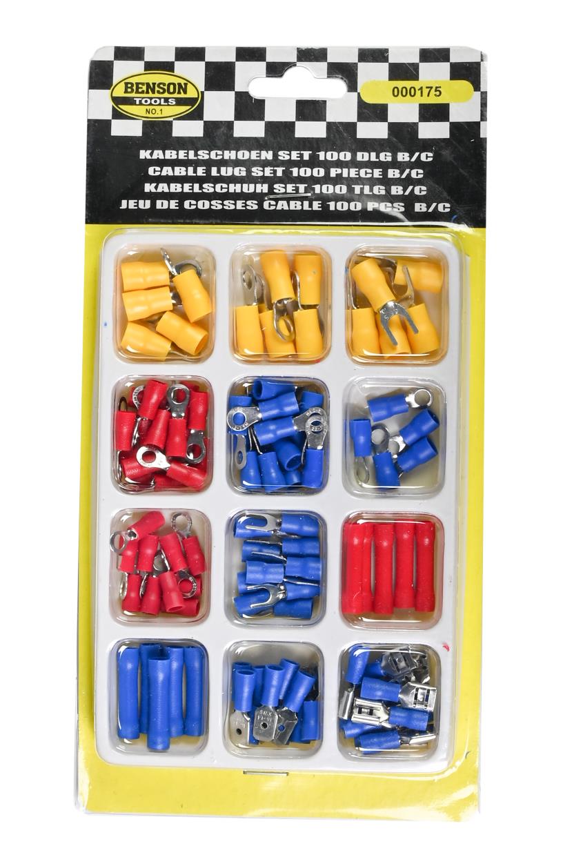 Cable lug set 100 pcs