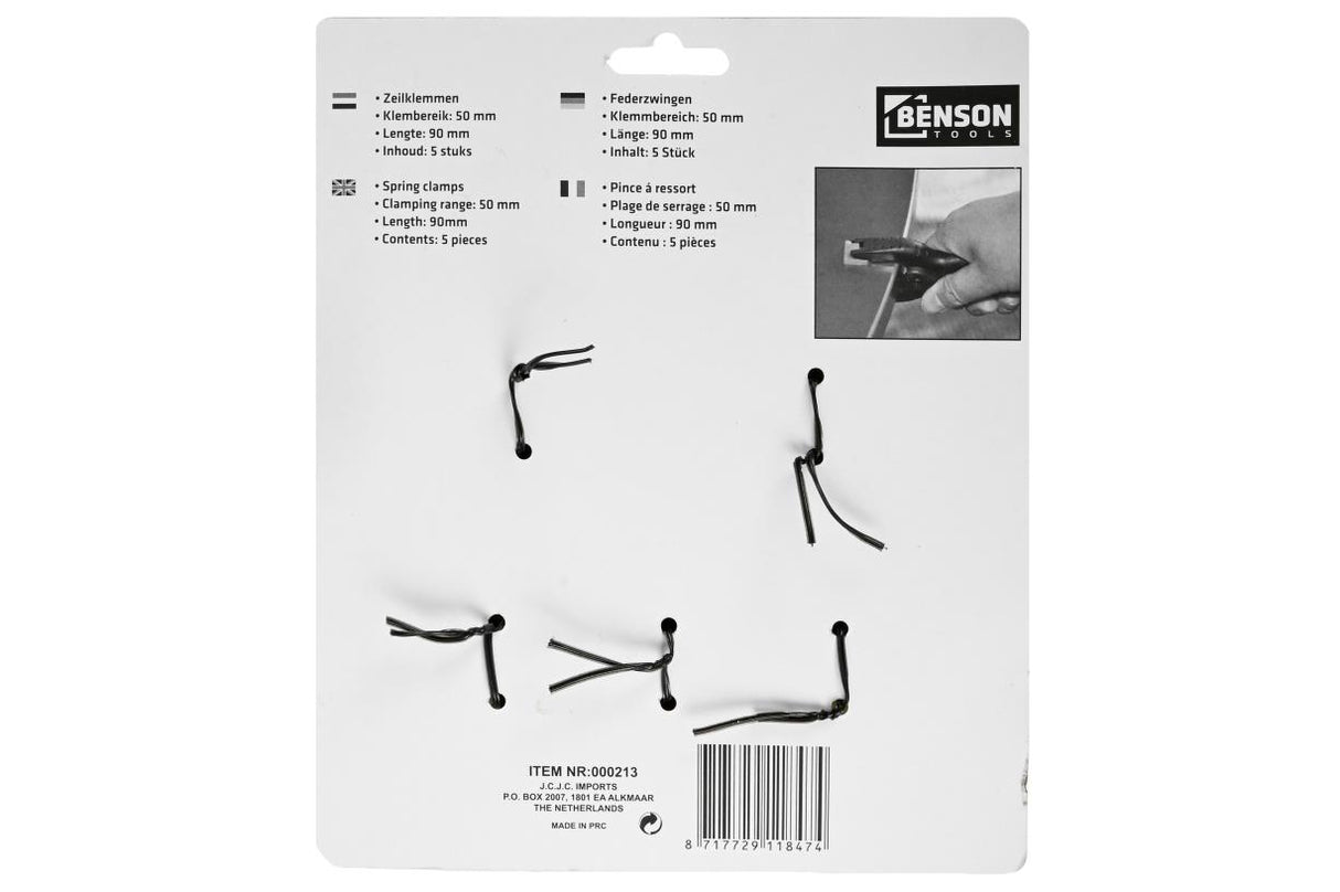 Spring clamp 50 mm 90 cm 5 pcs super