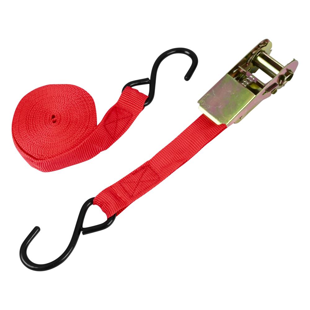 Ratchet tie down 5.0 m + ratchet + hooks
