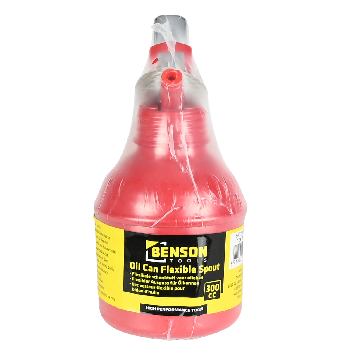 Oil can flexible spout