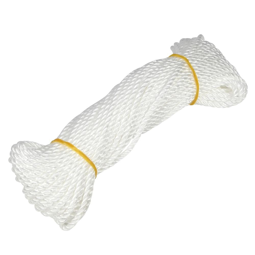 Touw 4 mm x 25 mtr streng wit