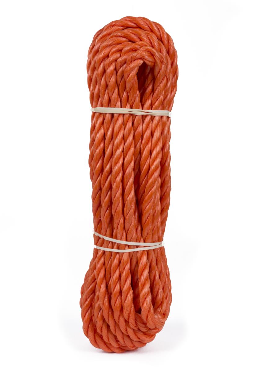 Seil gedreht 8 mm x 10 m orange