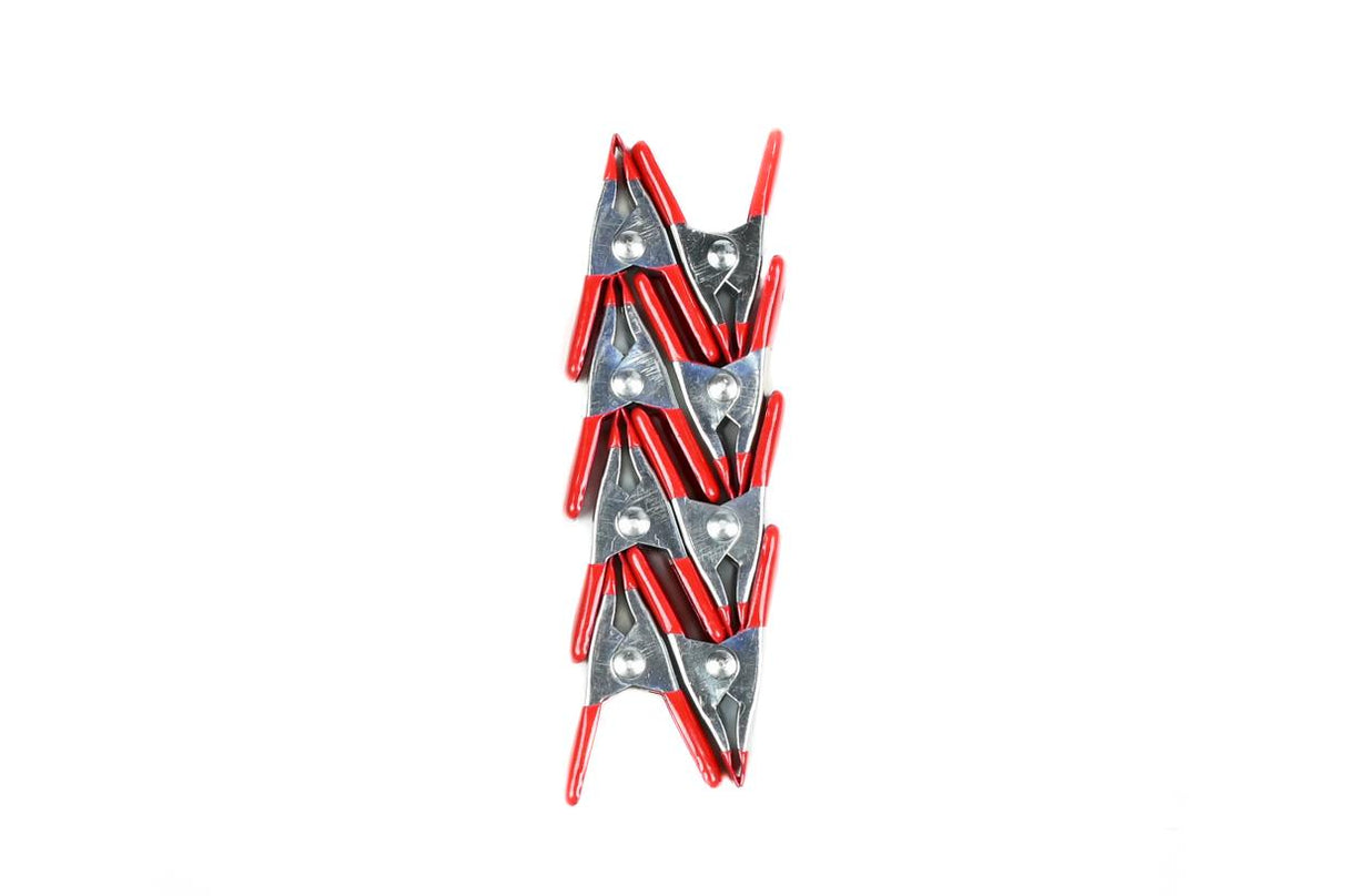 Federzwinge 20 mm 50 mm 8-tlg Mini Metall
