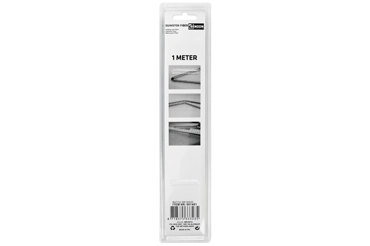 Duimstok 1 mtr fiber
