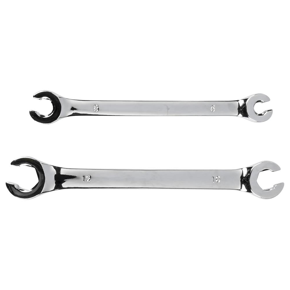 Brake pipe spanner 2 pcs metric