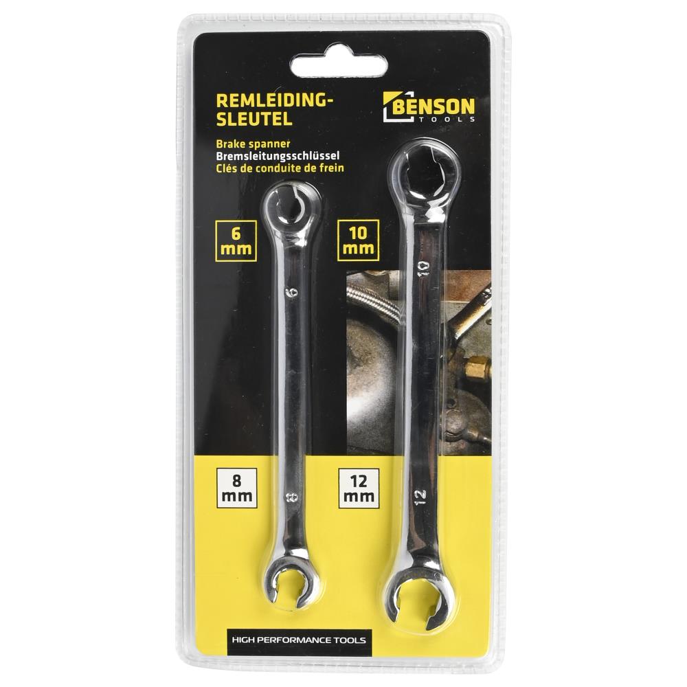Brake pipe spanner 2 pcs metric