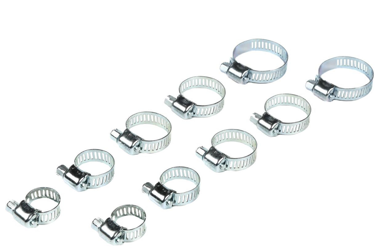 Hose clamp set 10 pcs