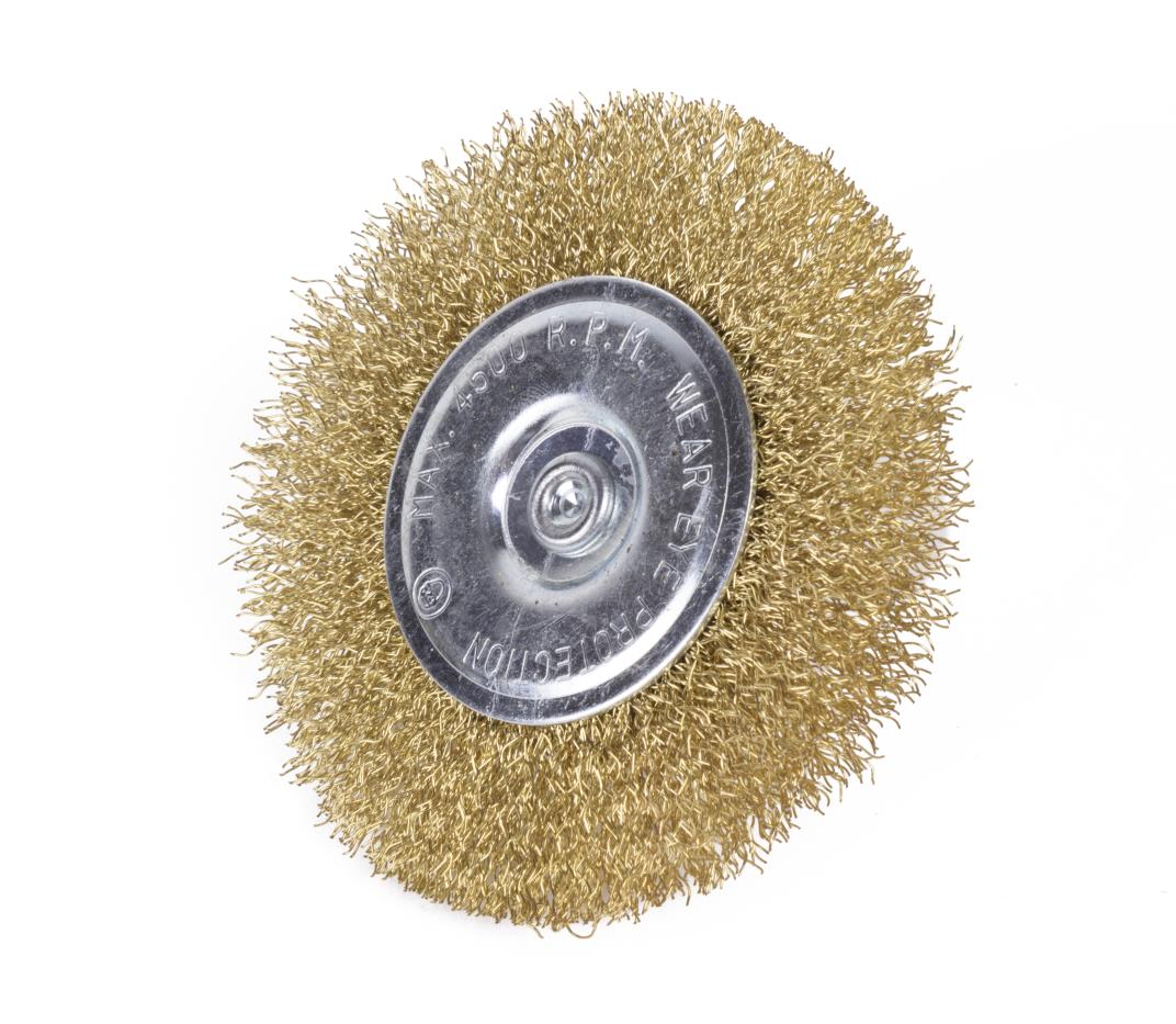 Brosse acier plate perceuse 100 mm