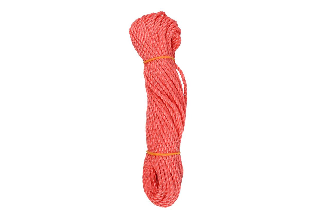 Touw 4 mm x 25 mtr streng oranje