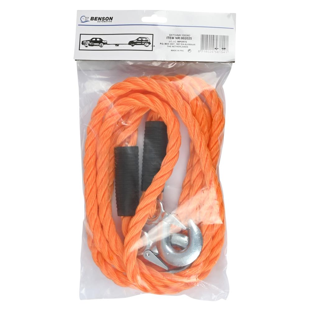 Towing cable 3 tons orange