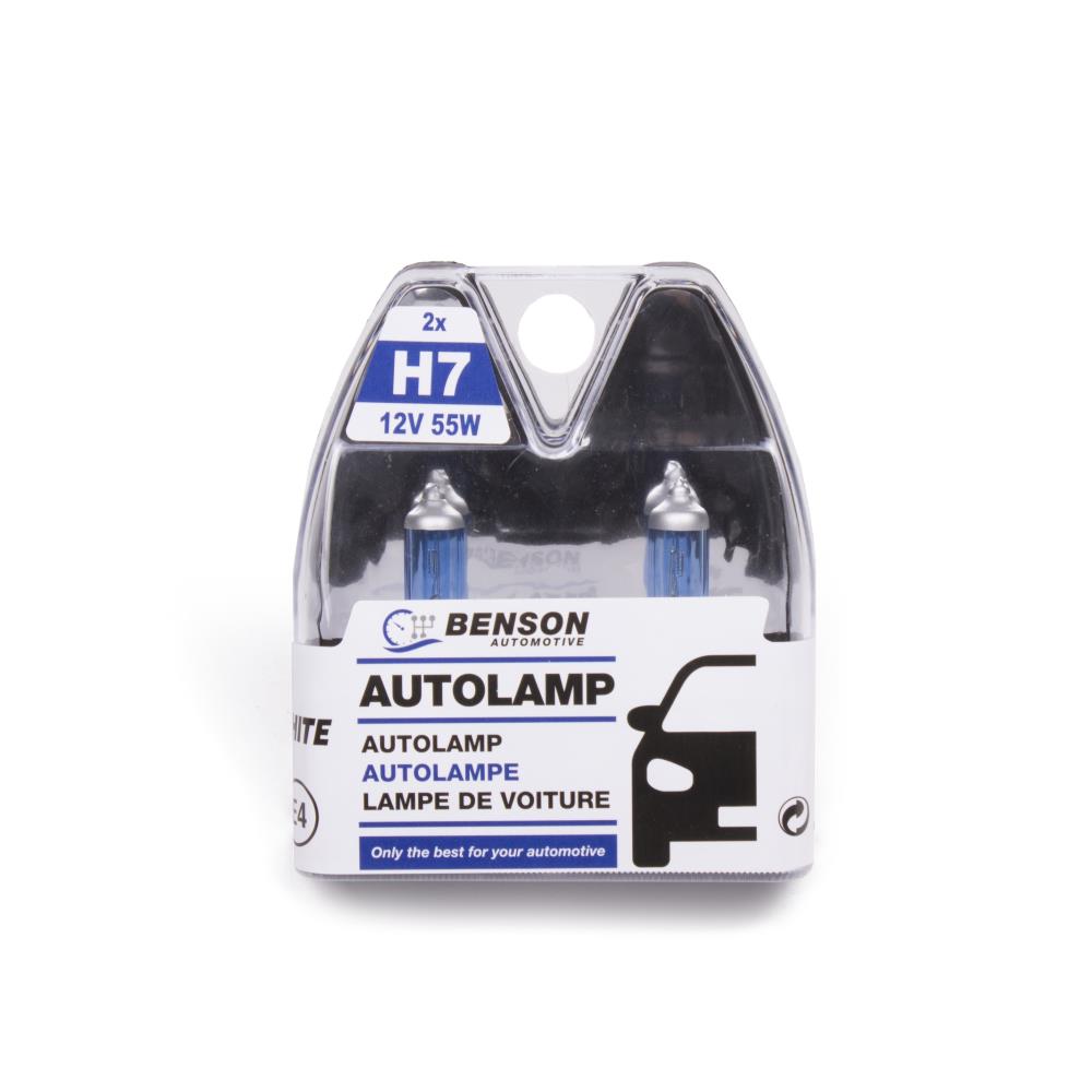 Car light h7 12V 55W xenon super white set E4