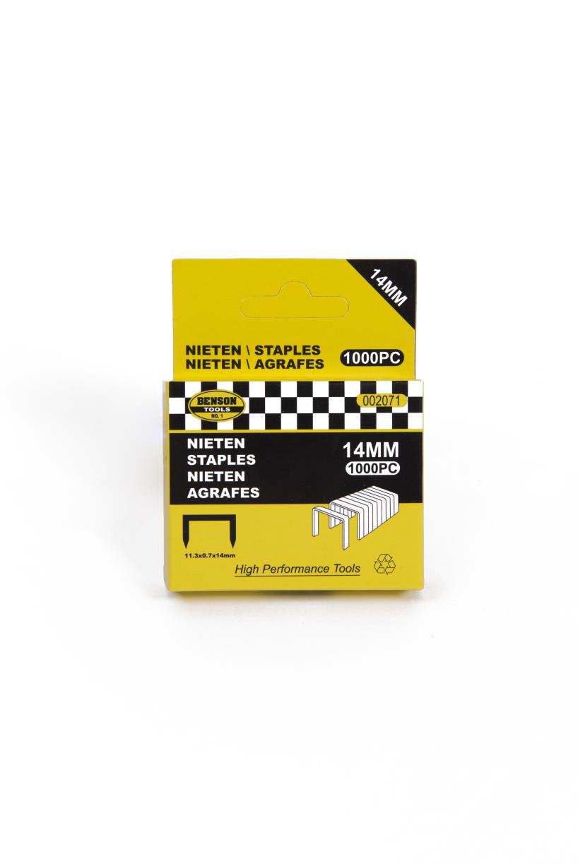 Staples 14 mm x 0.7 mm 1000 pcs