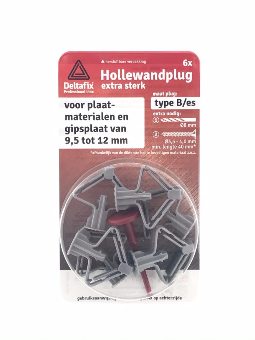 Hollow-wall plug ø3.5/4.0 x 40 mm 6 pcs