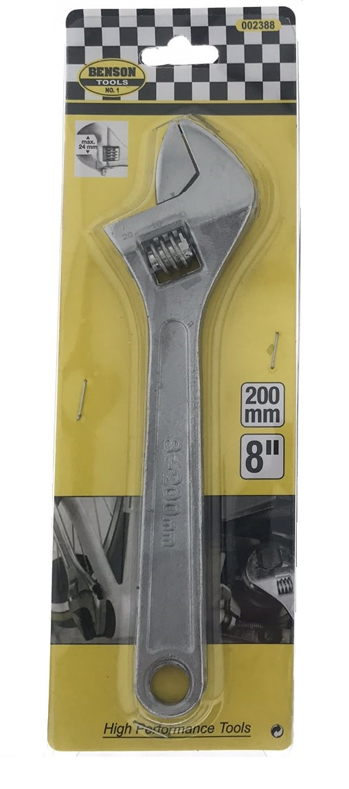 Adjustable wrench 8"
