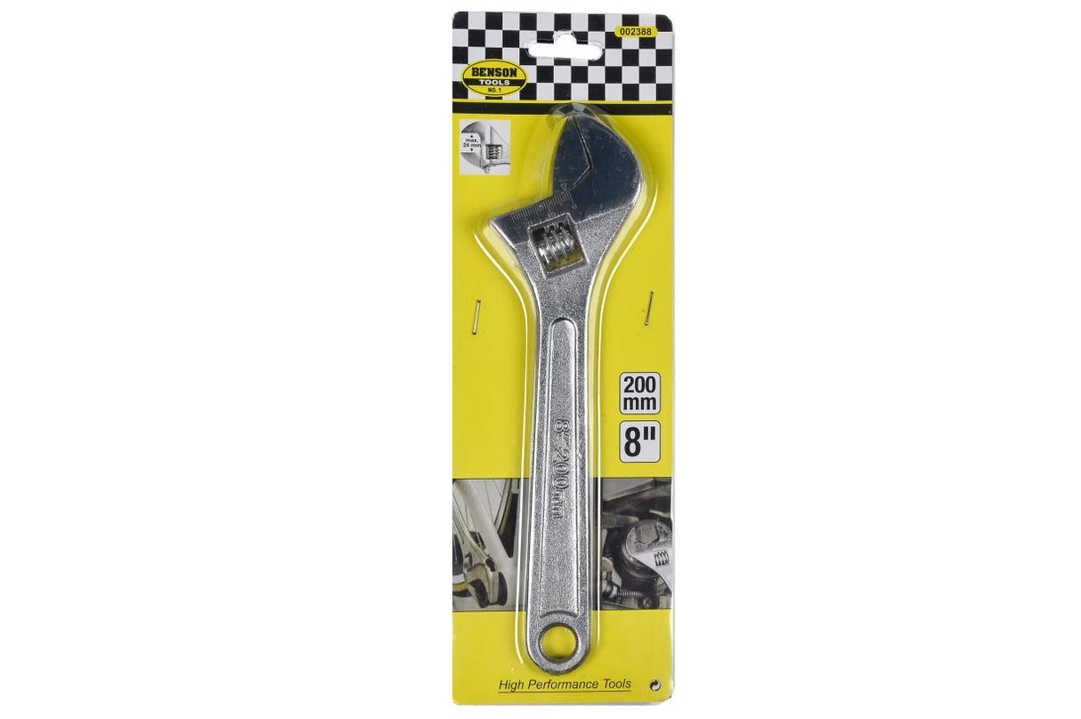 Adjustable wrench 8"