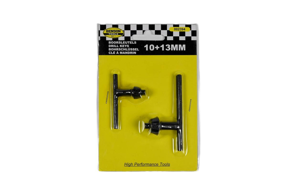 Drill keys 2 pcs 10 + 13 mm