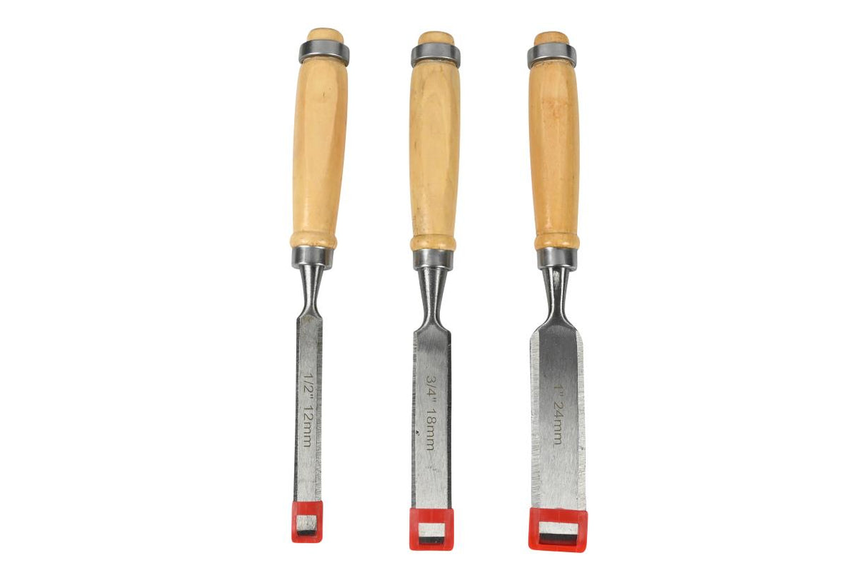 Wood chisel set 3 pcs