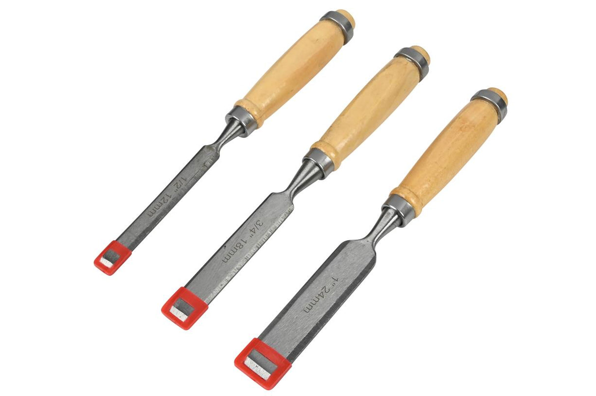 Wood chisel set 3 pcs