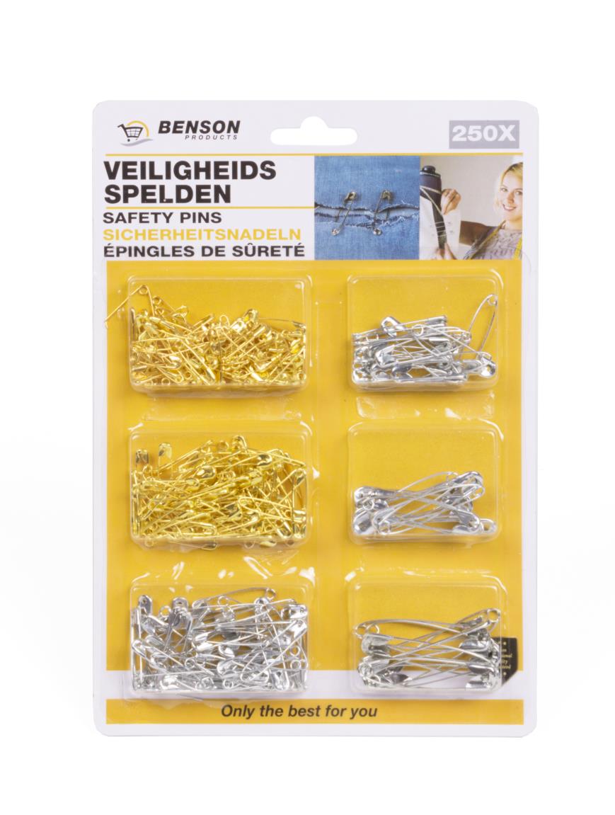 Épingles de sûreté 250 pcs