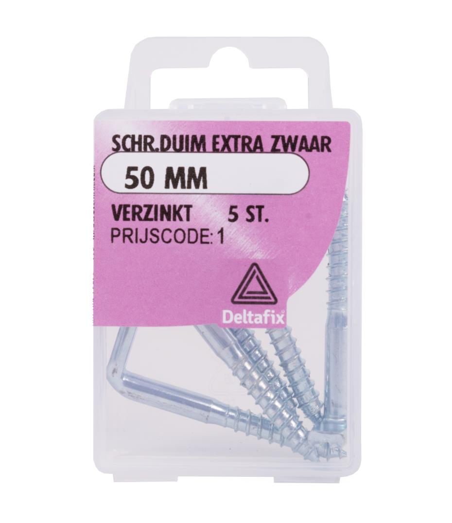 Schroefduim extra zwaar 50 mm