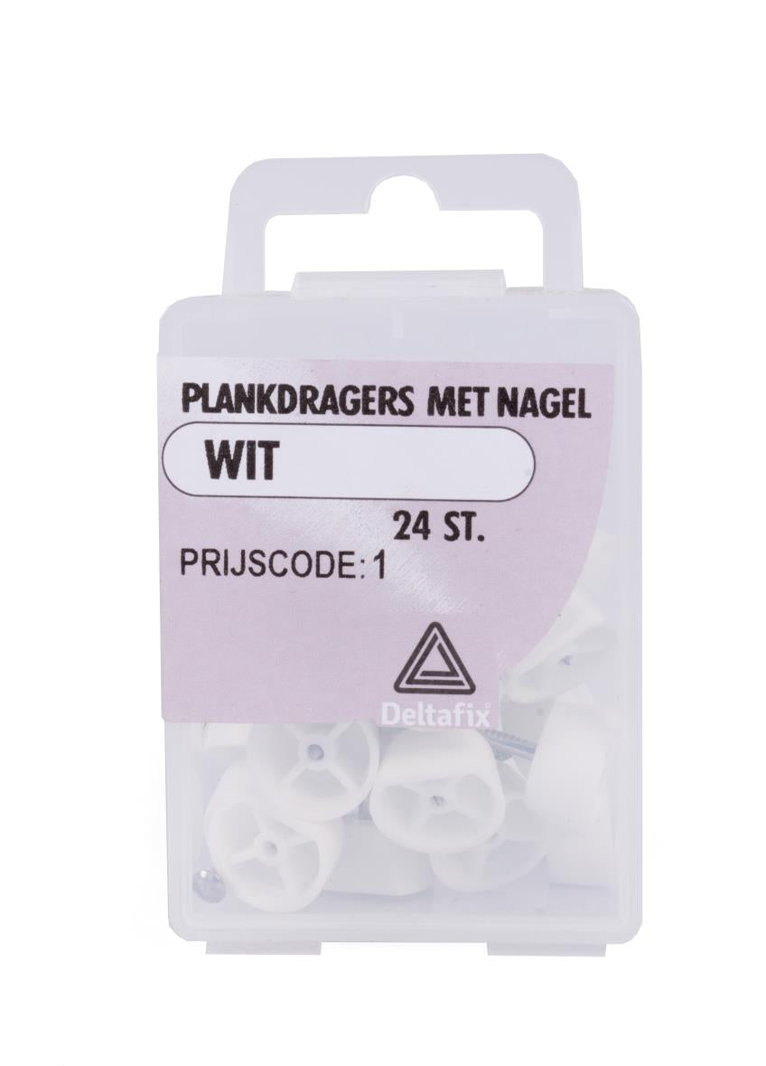 Shelf bracket with nails