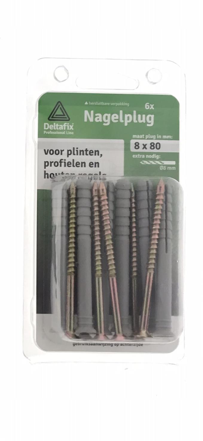 Plug nail 8 x 80 mm