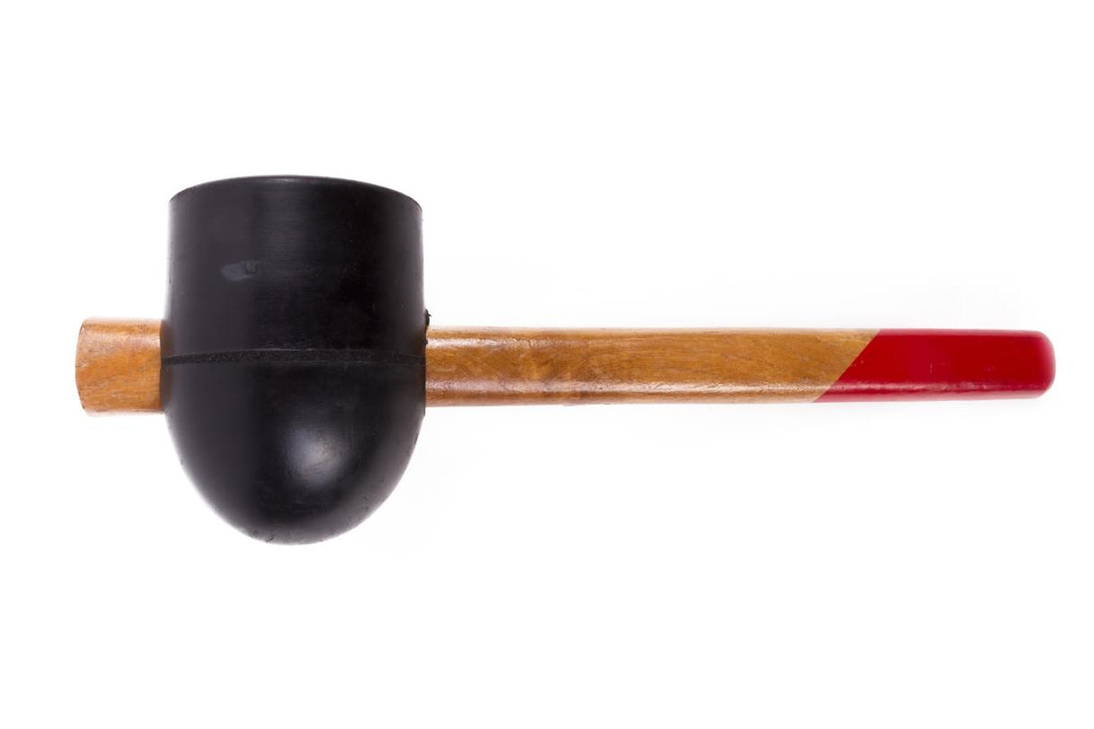 Marteau caoutchouc ø90 mm rond manche bois