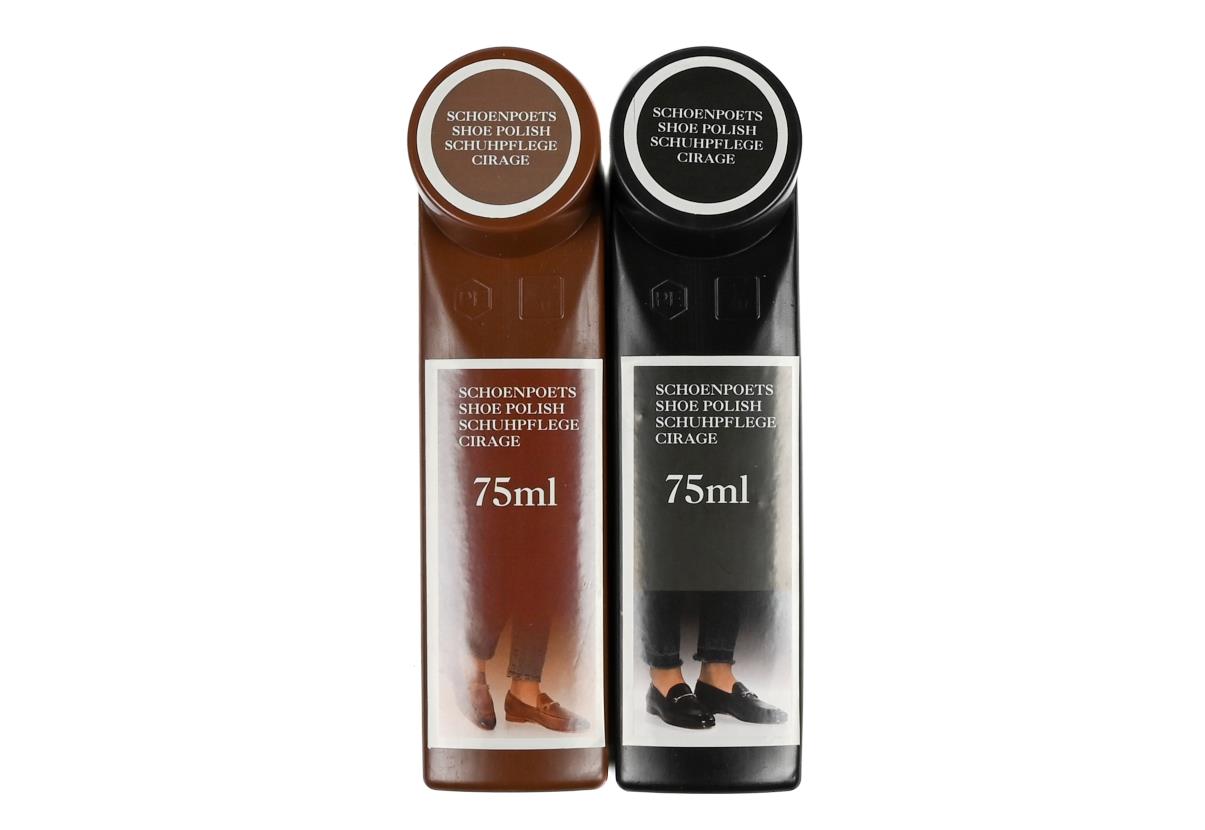 Shoe polish set 2 pcs black + brown
