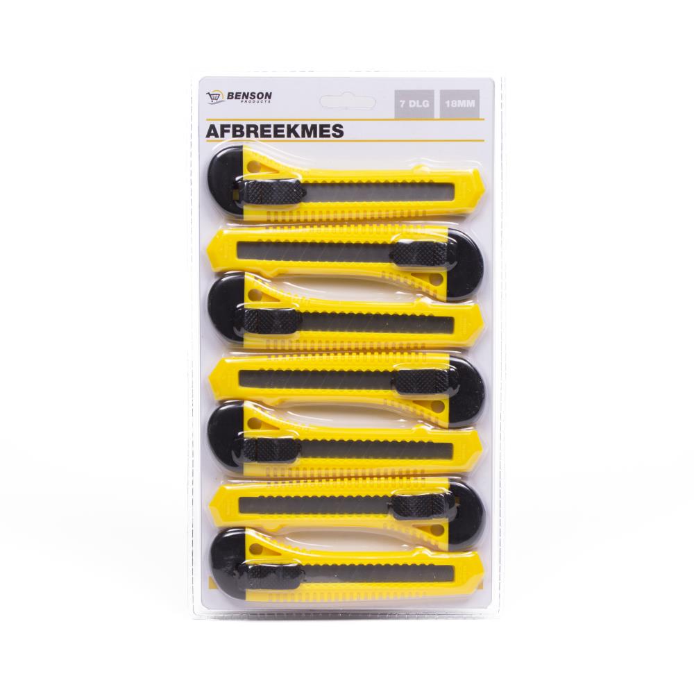 Cutter knife set 18 mm 7 pcs