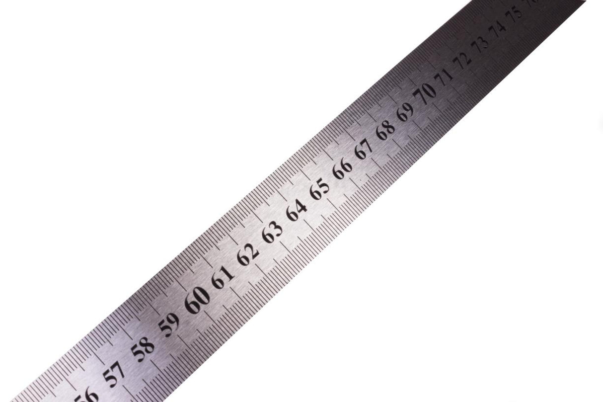 Liniaal 100 cm RVS