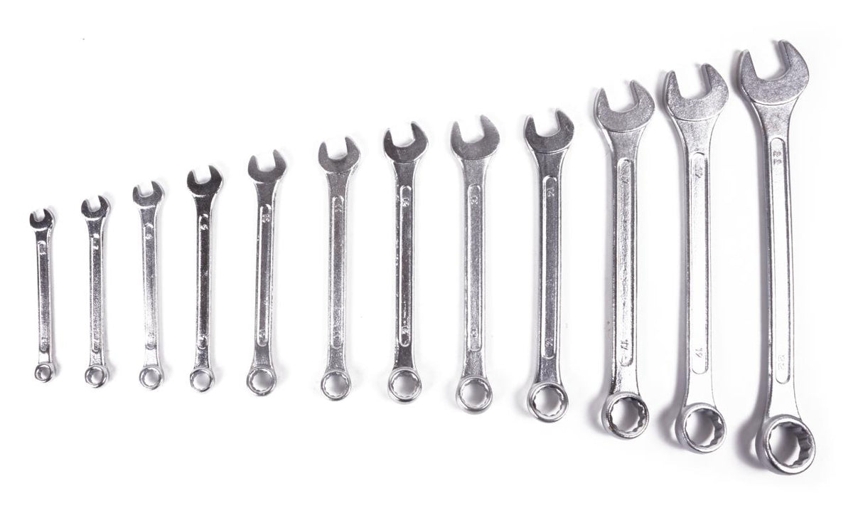 Combination spanner 12 pcs case 6 t/m 22