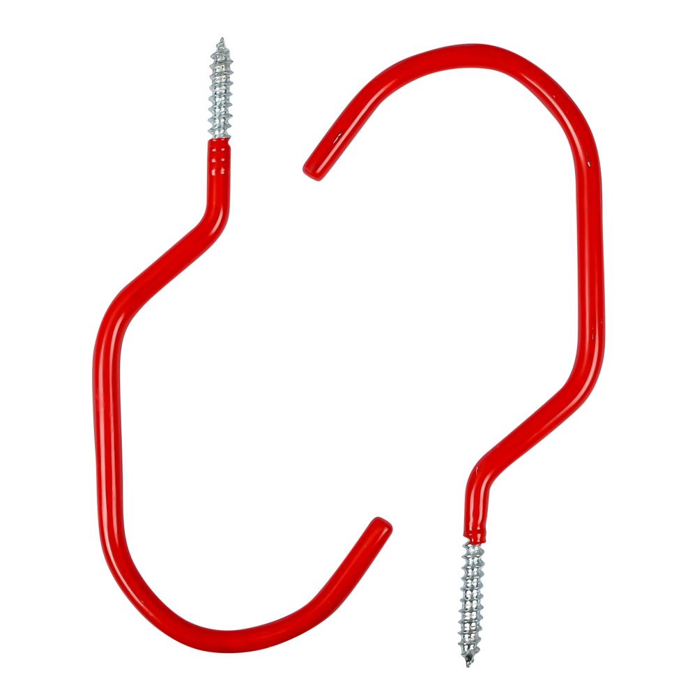 Set de crochets de suspension 2 pcs rouges