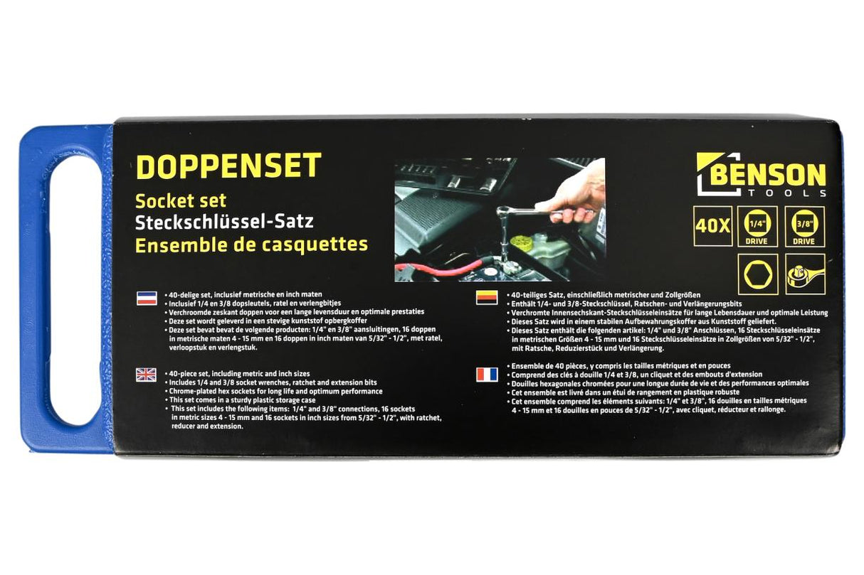 Socket set 40 pcs