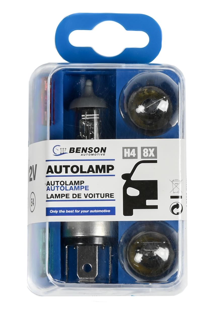 Car light h4 12V 8 pcs E4
