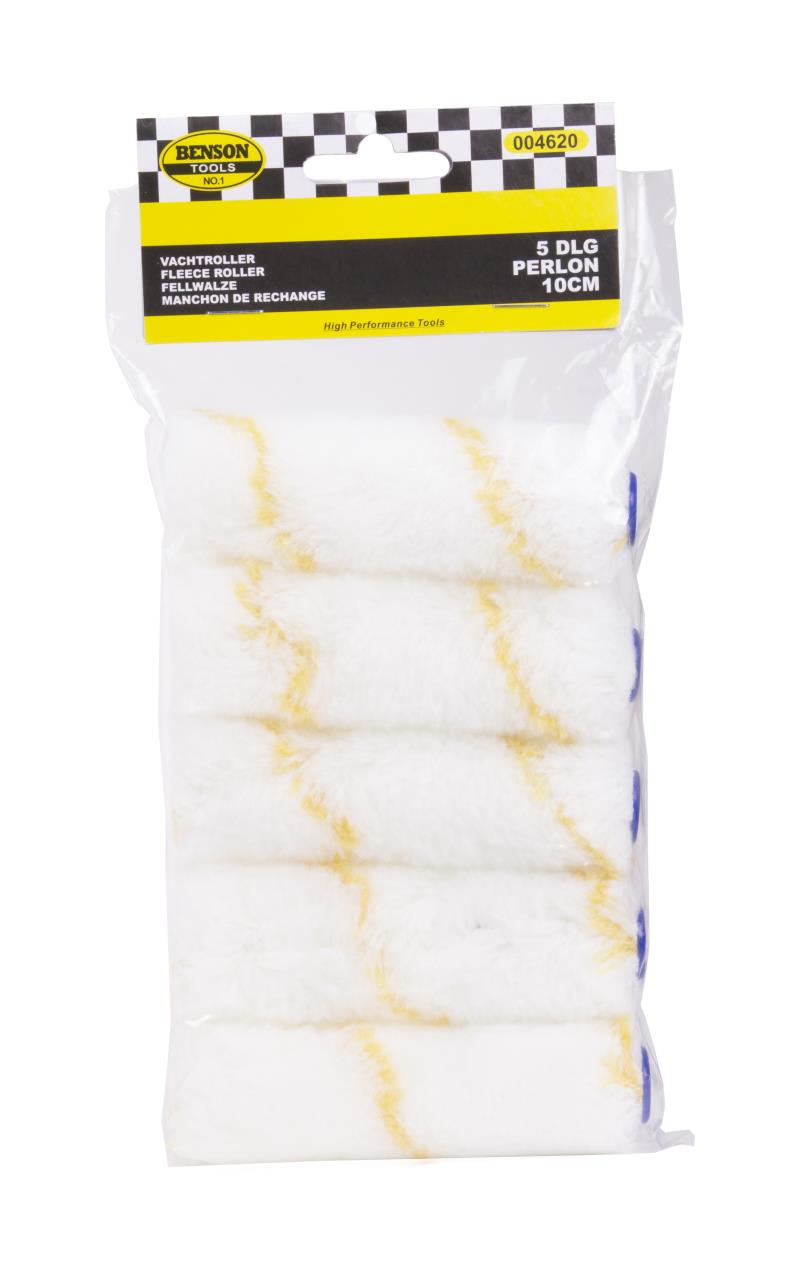 Fleece roller reserve perlon 10 cm 5 pcs