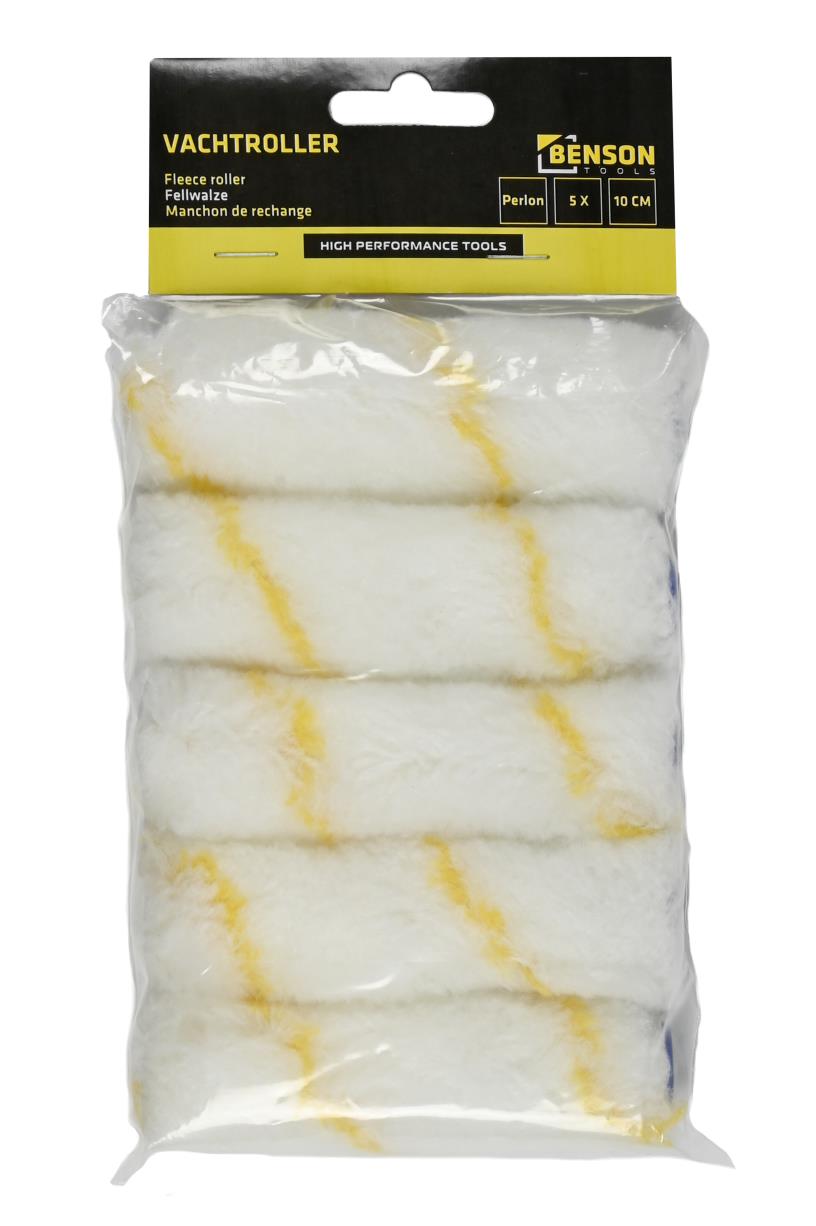 Fleece roller reserve perlon 10 cm 5 pcs