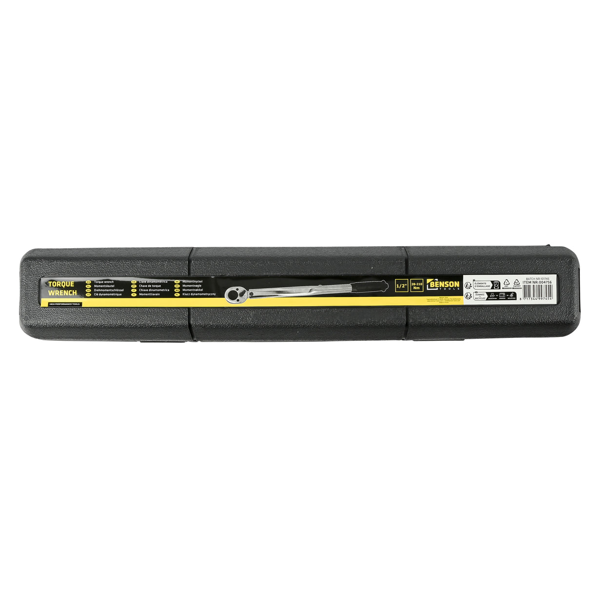 Torque wrench 1/2" 28/210 nm