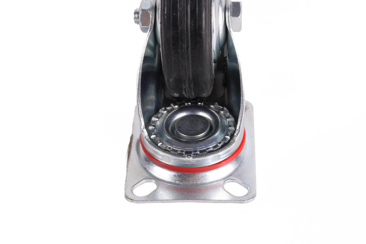 Roulette pivotante + frein 75 mm