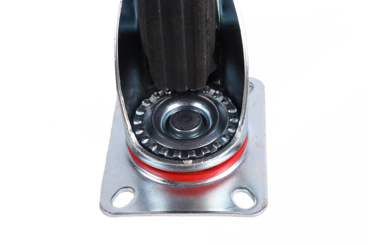 Roulette pivotante + frein 125 mm