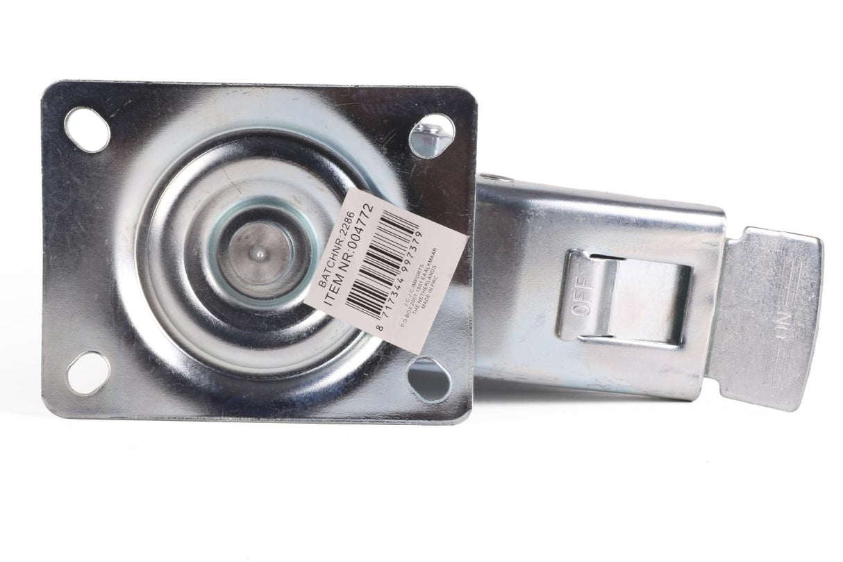 Roulette pivotante + frein 160 mm