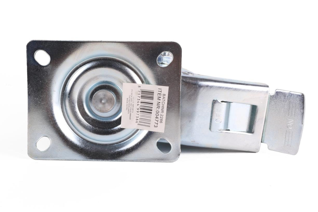 Swivel castor + brake 200 mm