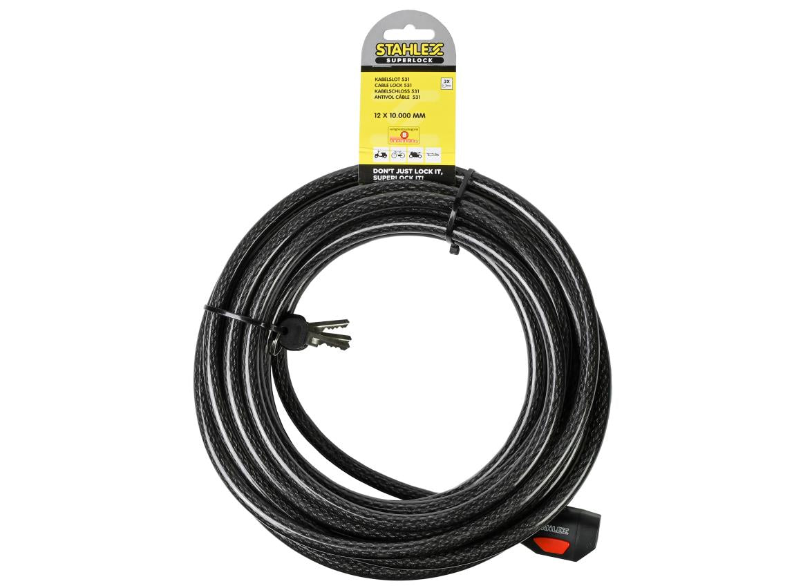 Antivol câble Lockforge 12 x 1000 mm