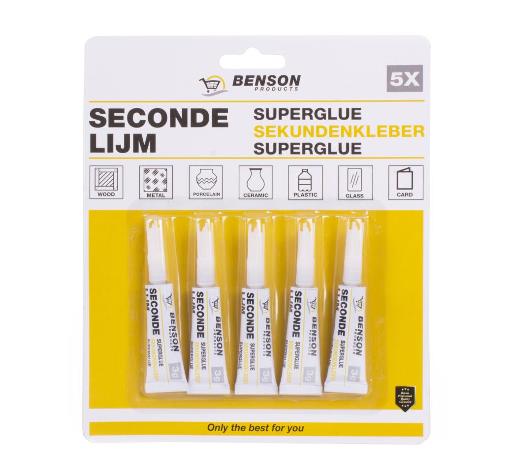 Secondelijm 5 dlg