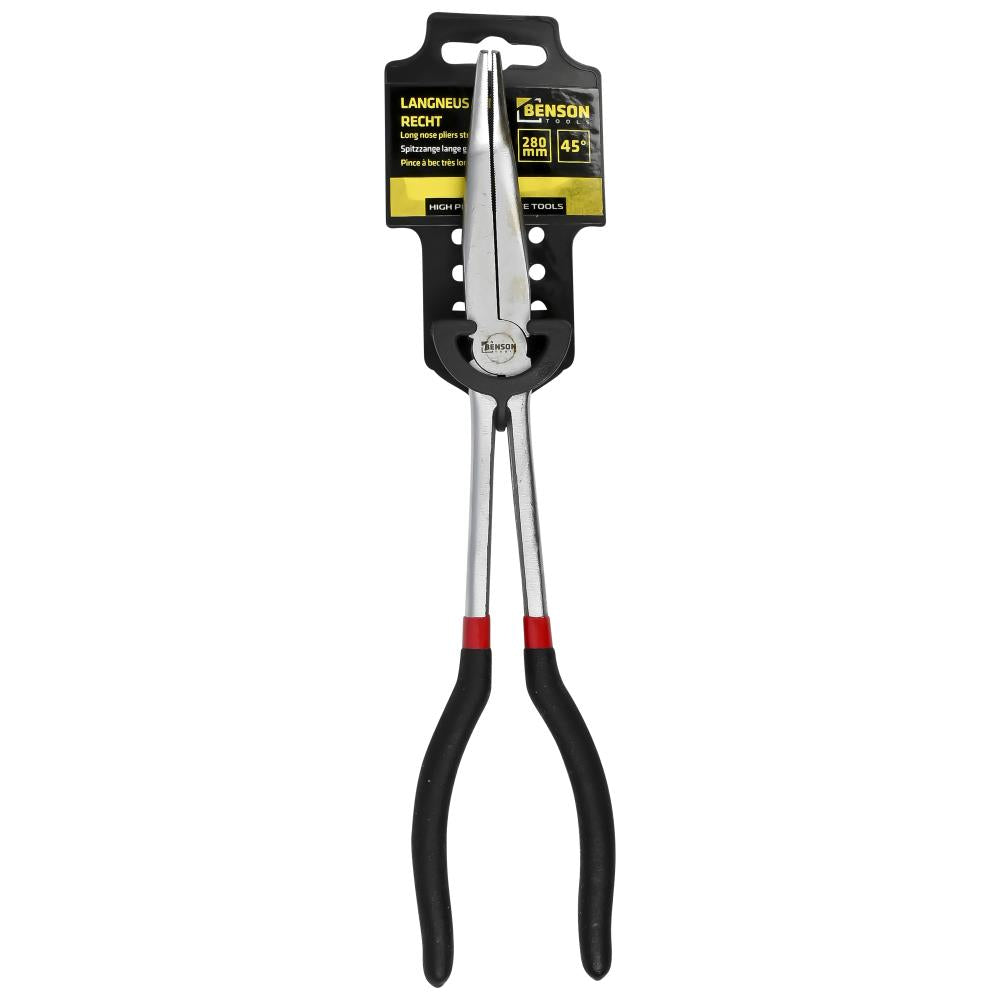 Long nose pliers 280 mm 45°