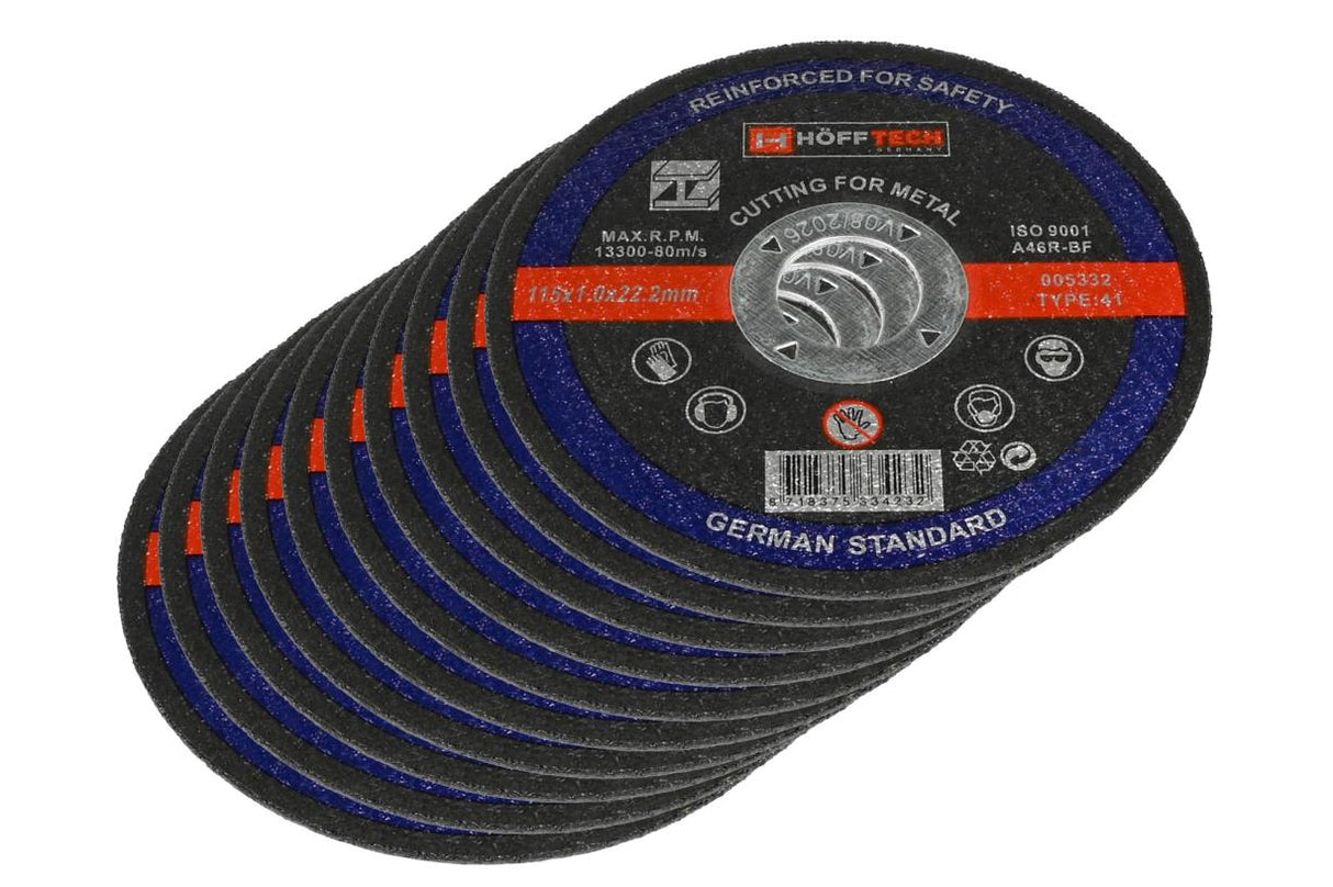 Cutting disc metal ø115 x 1.0 mm
