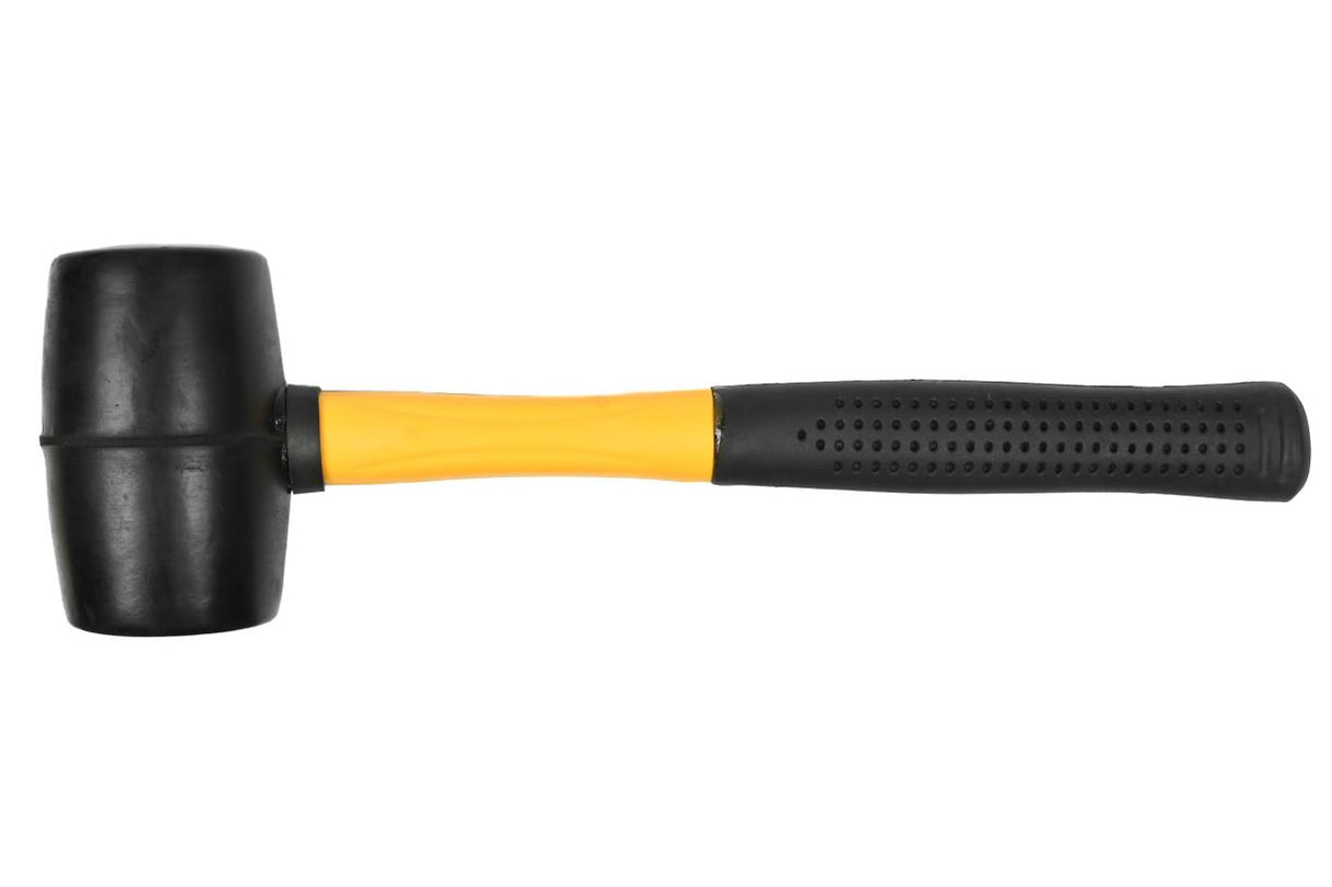 Hammer rubber ø50 mm 700 gr round fibre handle