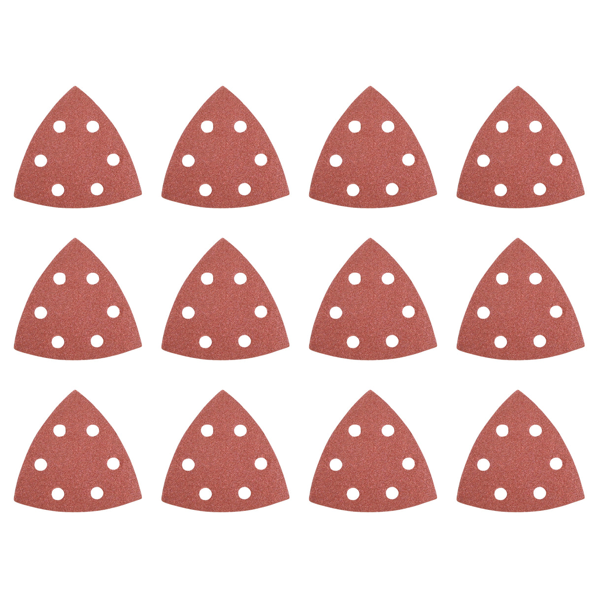 Sanding discs 12 pcs triangle