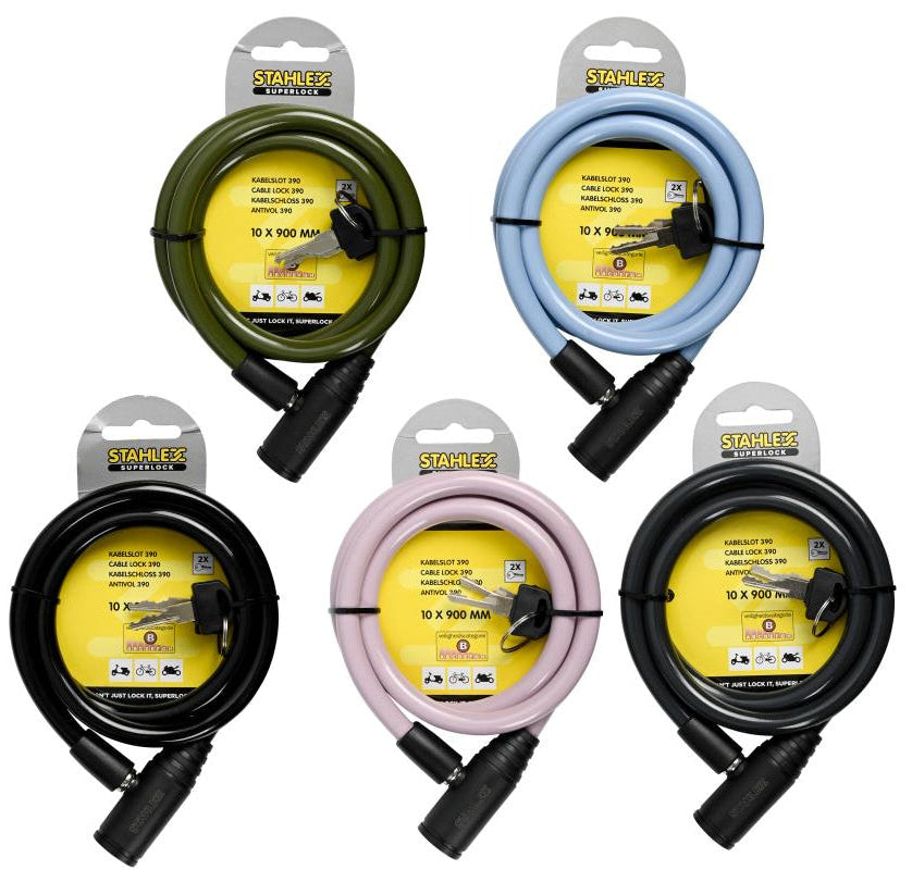 Cable lock Looplock 10 x 900 mm mix